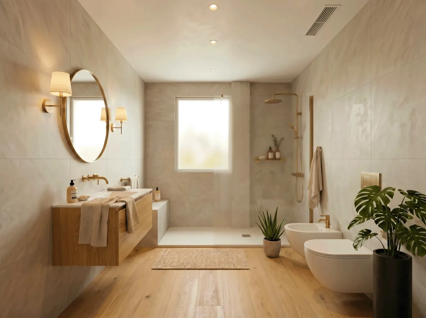 Baño de una vivienda del Edificio Pilarica