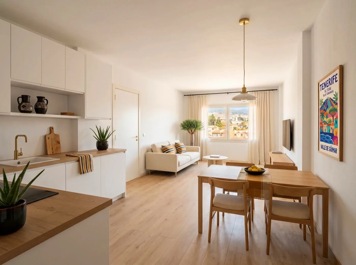 Cocina de una vivienda del Edificio Pilarica