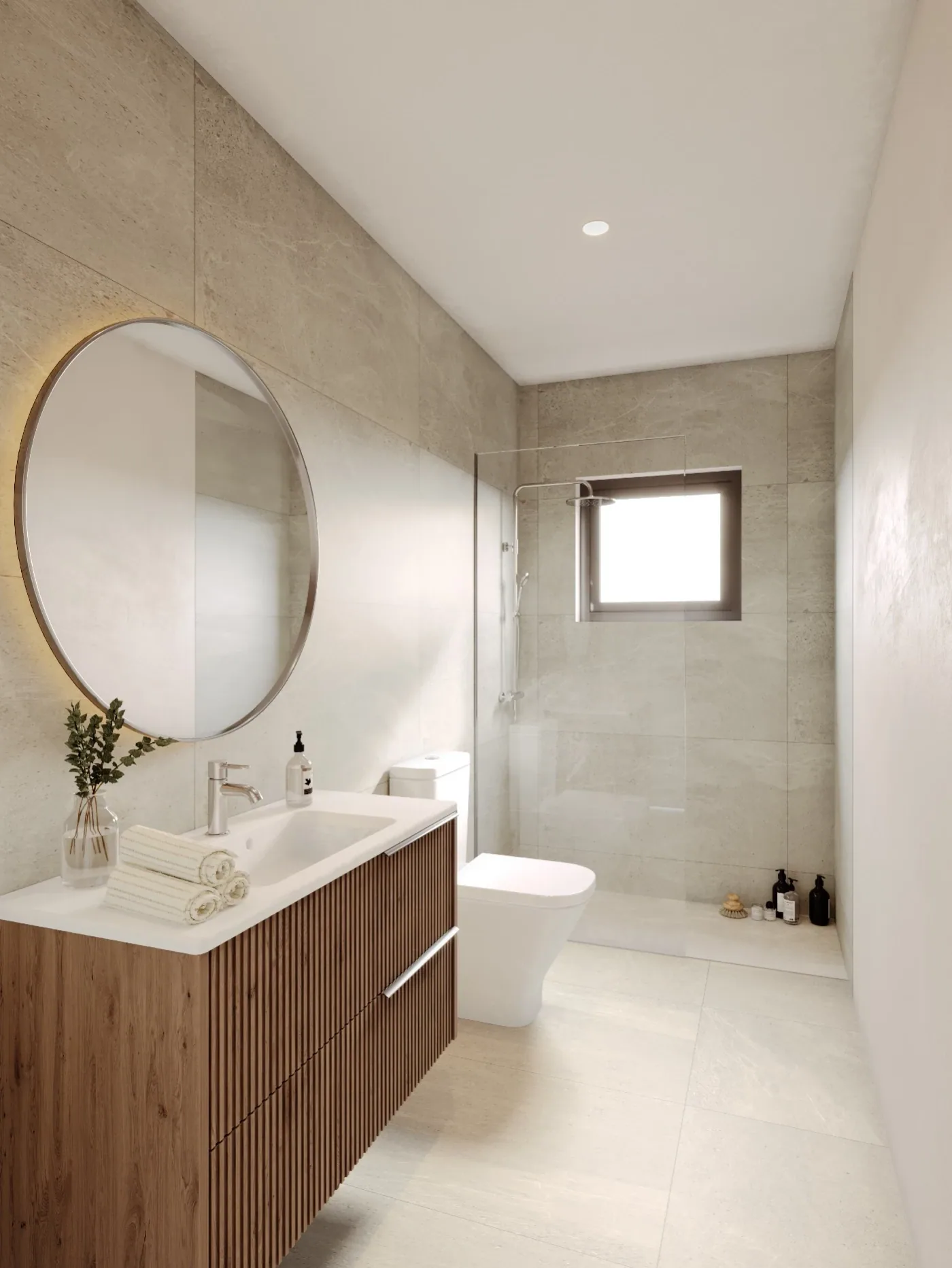 Baño de una vivienda de Terrazas del Lomo