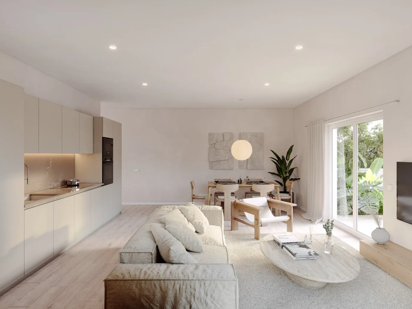 Cocina de una vivienda de Terrazas del Lomo